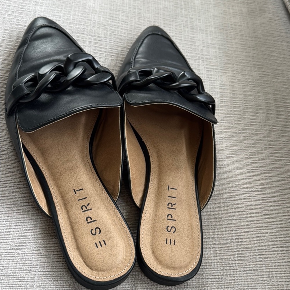 Esprit Black Mules size 7.5 - Picture 5 of 6